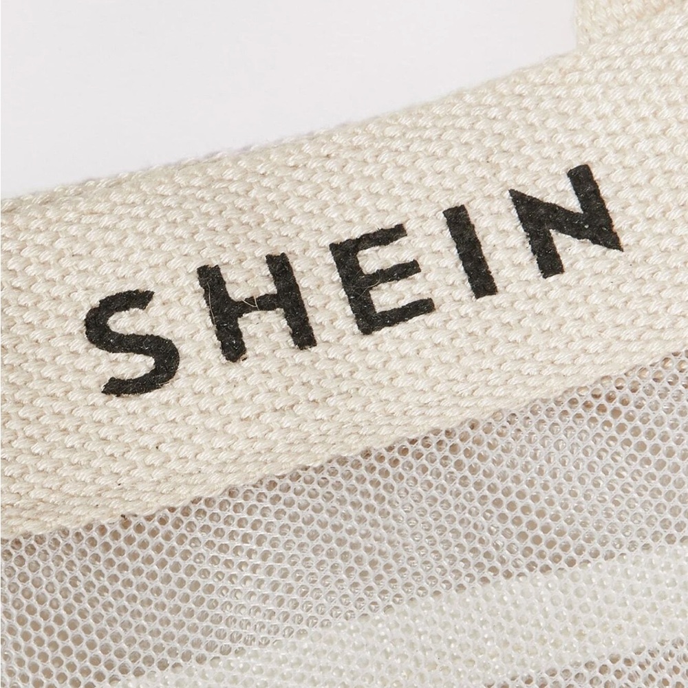 Small mesh canvas tote bag - Picture 4 of 12